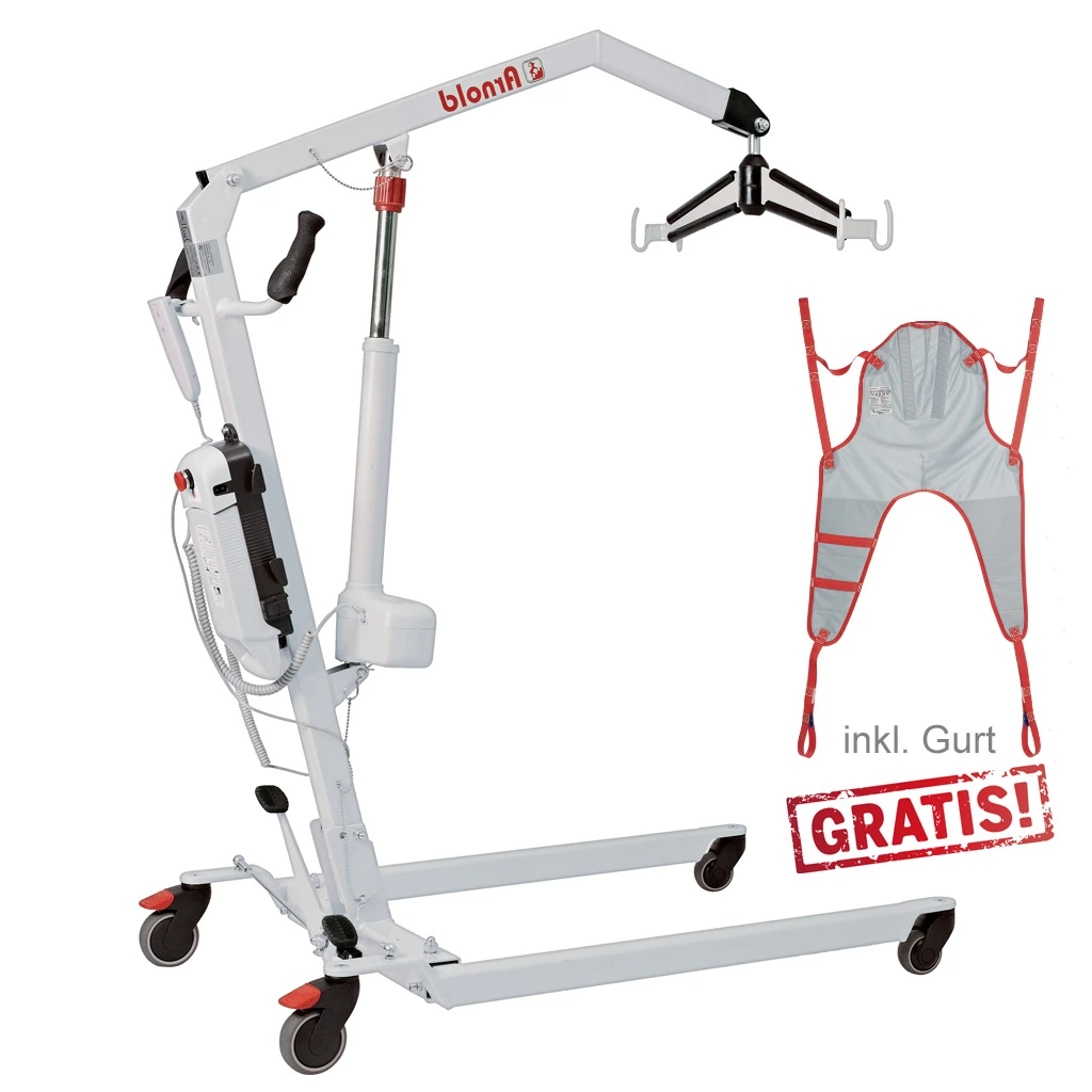 Rebotec Patientenlifter Arnold 150 Praktische Und Einfache Bedienung (inkl. Universalgurt Größe M/L) 3 Rebotec Patientenlifter Arnold 150 Praktische Und Einfache Bedienung (inkl. Universalgurt Größe M/L)