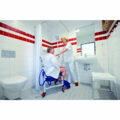 Rebotec Multifunktions-Duschstuhl Malta Mit Bidet Und Sitzbadewanne -Coloplast Verkaufsgeschäft Rebotec Malta Anwendung 1