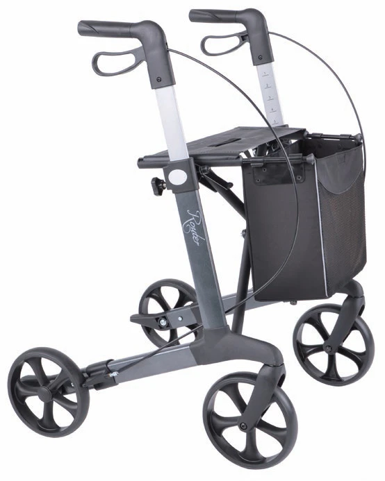 Rehasense Router Rollator; Leichtgewicht Nur 6,8 Kg, Mit Einkaufstasche & Stockhalter 3 Rehasense Router Rollator; Leichtgewicht Nur 6,8 Kg, Mit Einkaufstasche & Stockhalter
