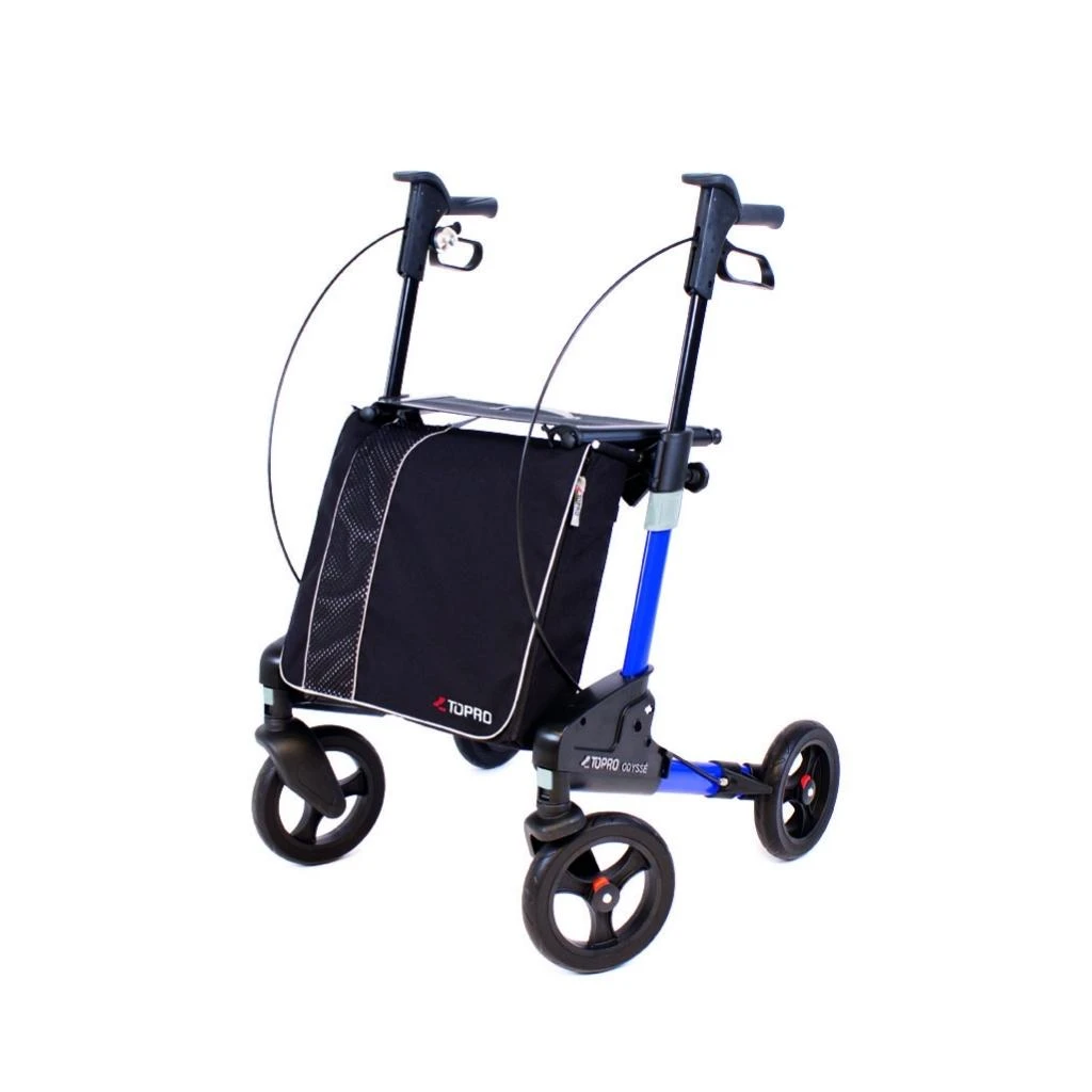 Rollator Topro Odyssé M - Der Reiserollator, 3D-Folding, Inkl. 7 Jahre Garantie, Mehrfach Faltbar, Fb. Ultramarin, Inkl. Tasche, Körpergröße 150-200cm, Bis 150kg 4 Rollator Topro Odyssé M - Der Reiserollator, 3D-Folding, Inkl. 7 Jahre Garantie, Mehrfach Faltbar, Fb. Ultramarin, Inkl. Tasche, Körpergröße 150-200cm, Bis 150kg – Bild 2