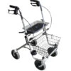 Trendmobil Standard Rollator, Faltbar, Rollator Mit Korb, Tablett Und Stockhalter, Silber, Bis 120kg -Coloplast Verkaufsgeschäft Rollator Trendmobil 0