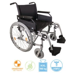Drive Rotec XL Rollstuhl, Faltbar, SB 51-56-61cm, Bis 190 Kg