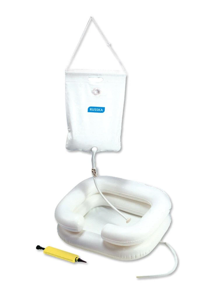 RUSSKA Haarwaschwanne Premium, Aufblasbar 2-reihig, Kopfwaschwanne Inkl. Duschvorrichtung 3 RUSSKA Haarwaschwanne Premium, Aufblasbar 2-reihig, Kopfwaschwanne Inkl. Duschvorrichtung