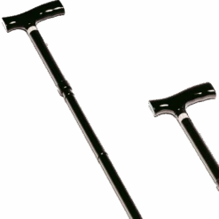 Russka Faltbarer Aluminium - Gehstock Luxus Für Die Reise Farbe Schwarz