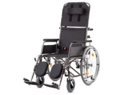 Bischoff & Bischoff S-VR Multifunktionsrollstuhl, Der Einfache & Faltbare Pflegerollstuhl, Bis 120kg