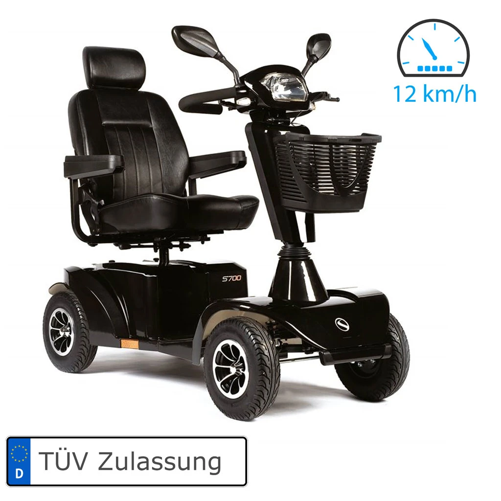 Sterling S425 12 Km/h Elektromobil (E-Scooter), Schwarz-metallic, SunriseMedical E-Mobil, Der Kompakte Outdoor Scooter Bis 150kg 3 Sterling S425 12 Km/h Elektromobil (E-Scooter), Schwarz-metallic, SunriseMedical E-Mobil, Der Kompakte Outdoor Scooter Bis 150kg