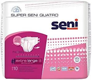 Super Seni Quatro X-Large Windelhosen (P=10) 3 Super Seni Quatro X-Large Windelhosen (P=10)
