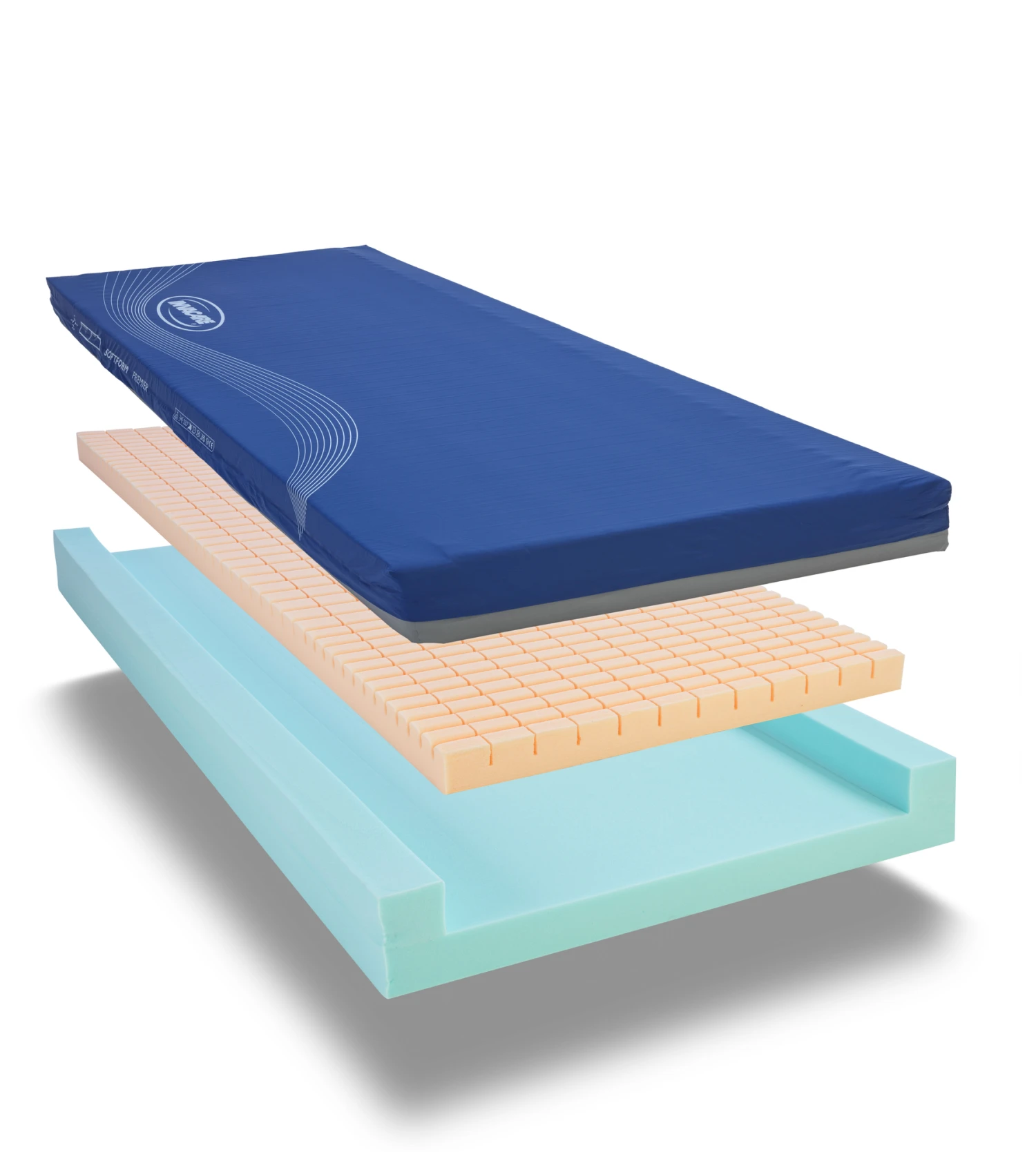 Invacare Softform Premier Würfelmatratze Zur Dekubitusprophylaxe Und Dekubitustherapie Bis Grad 3, Bis 247kg Gewicht, Inkl. Randzonenverstärkung 5 Invacare Softform Premier Würfelmatratze Zur Dekubitusprophylaxe Und Dekubitustherapie Bis Grad 3, Bis 247kg Gewicht, Inkl. Randzonenverstärkung – Bild 3