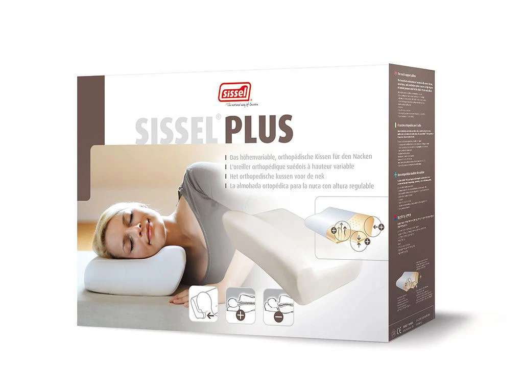 SISSEL Classic PLUS Nackenkissen, Höhe Des Kissens Ist Variabel Durch Die Herausnehmbare Vario-Einlage 6 SISSEL Classic PLUS Nackenkissen, Höhe Des Kissens Ist Variabel Durch Die Herausnehmbare Vario-Einlage – Bild 4