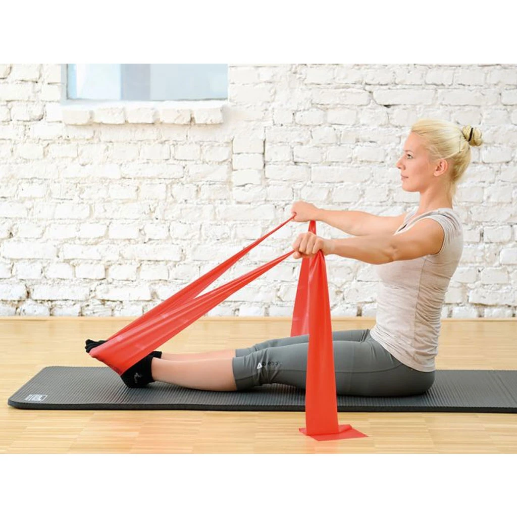 SISSEL Fitband 15 Cm X 2,5 M, Rot (mittel), Für Fitness Und Therapie 5 SISSEL Fitband 15 Cm X 2,5 M, Rot (mittel), Für Fitness Und Therapie – Bild 3