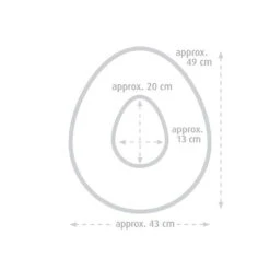 Sissel Sit Ring Oval, Angenehmes Und Druckfreies Sitzen Auf Allen Sitzgelegenheiten, Sitzring -Coloplast Verkaufsgeschäft SIS 9301 4