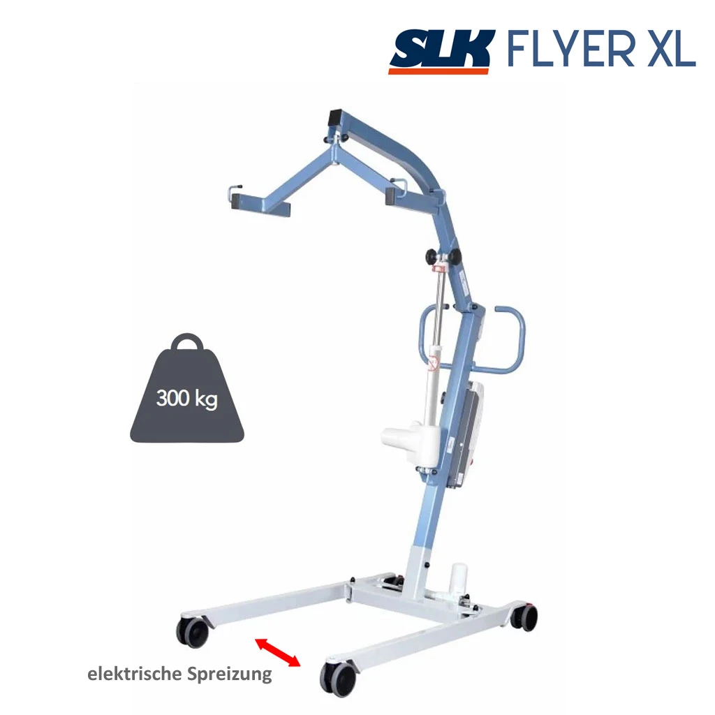 SLK Flyer XL (5016) Inkl. Twin-Bügel XL (5439) Patientenlifter Für Schwergewichtige Patienten Bis 300kg, Inkl. Elektrischer Spreizung 3 SLK Flyer XL (5016) Inkl. Twin-Bügel XL (5439) Patientenlifter Für Schwergewichtige Patienten Bis 300kg, Inkl. Elektrischer Spreizung