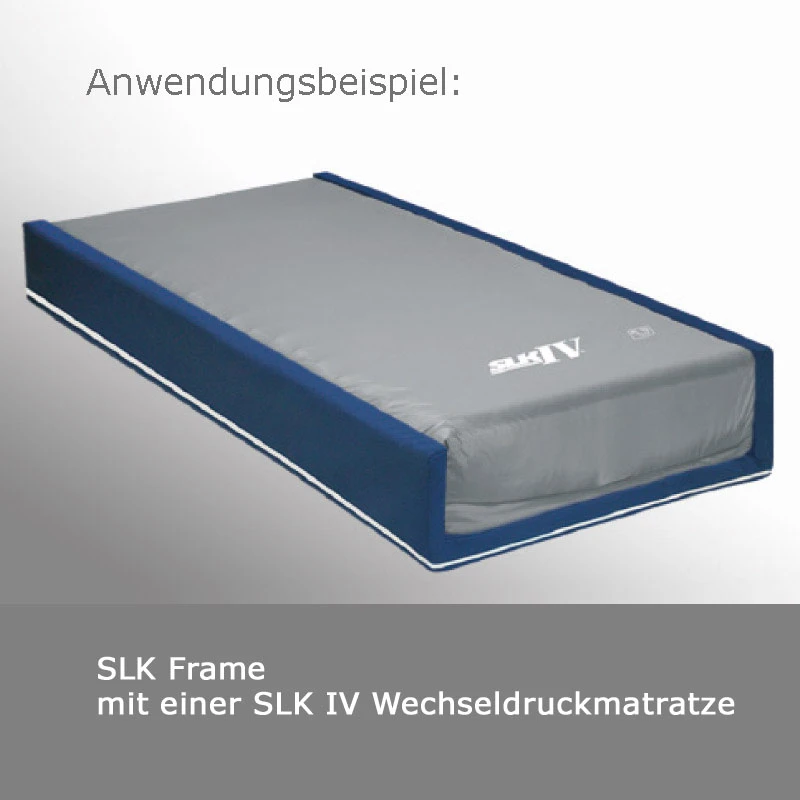 SLK Frame 90/120 Rahmen Für Wechseldruckmatratze Sondermaß Zur Verwendung Im Pflegebett (120 Cm Bett-Schaumstoffrahmen Für 90 Cm Dekubitus-Matratze) 4 SLK Frame 90/120 Rahmen Für Wechseldruckmatratze Sondermaß Zur Verwendung Im Pflegebett (120 Cm Bett-Schaumstoffrahmen Für 90 Cm Dekubitus-Matratze) – Bild 2