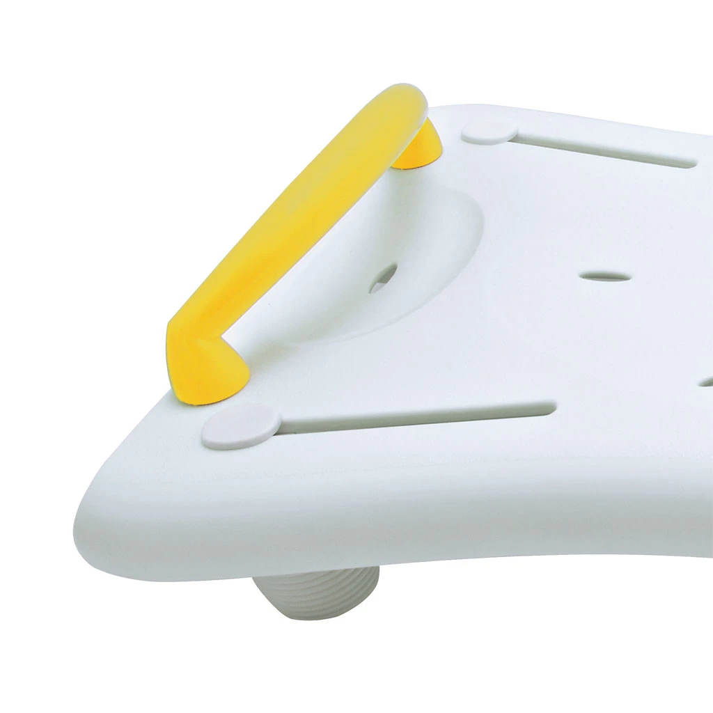 Badewannenbrett Plus, Gelber Haltegriff, Belastbarkeit 150kg, Für Wannen-Innenmaß 38-61cm 4 Badewannenbrett Plus, Gelber Haltegriff, Belastbarkeit 150kg, Für Wannen-Innenmaß 38-61cm – Bild 2