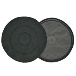 Drehkissen Schwarz, Flexibler Drehsitz, 3cm Hoch, Einfach Drehen, Für Auto Oder Stühle, Unterseite Mit Anti-Rutsch-Noppen