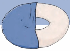 Latexschaum-Kissen Rund, Ø 42cm, HMV, Weicher Sitzring Aus Naturlatex, Mit Abnehmbarem Frotteebezug Bordeuax 7 Latexschaum-Kissen Rund, Ø 42cm, HMV, Weicher Sitzring Aus Naturlatex, Mit Abnehmbarem Frotteebezug Bordeuax -Coloplast Verkaufsgeschäft SUD Sitzring Bezug