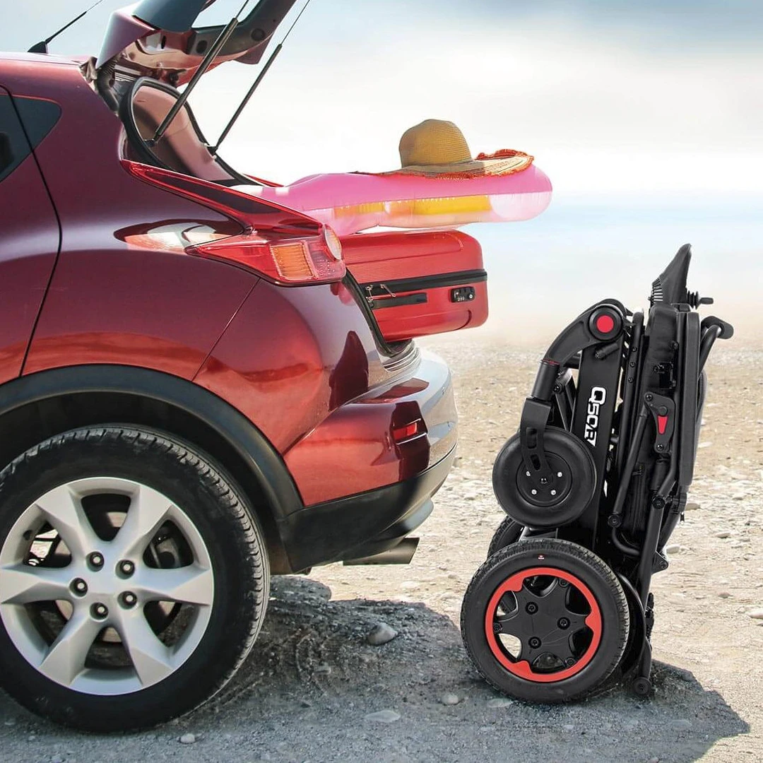 Q50R Elektrorollstuhl Faltbar, überall Hinfahren, überall Verstauen, Sehr Wendig Und Schmal 4 Q50R Elektrorollstuhl Faltbar, überall Hinfahren, überall Verstauen, Sehr Wendig Und Schmal – Bild 2