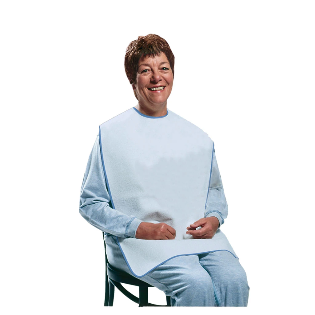 Suprima Ess-Schürze Frottee Mit Schlaufenverschluss 3er Set, Feuchtigkeitsundurchlässig, Leicht Saugend, Im Nacken Zum Binden 4 Suprima Ess-Schürze Frottee Mit Schlaufenverschluss 3er Set, Feuchtigkeitsundurchlässig, Leicht Saugend, Im Nacken Zum Binden – Bild 2