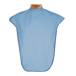 Suprima Ess-Schürze Frottee Mit Schlaufen, Kragen Und Schulterschutz, Fb. Hellblau