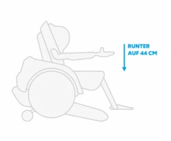 Scewo BRO- Der Innovative Elektrorollstuhl Inkl. Treppensteiger-Raupenmodus, Inkl. Lift-Höhenverstellung, Ionen-Akku, App-Steuerung, 40-120kg, HMV, Probefahrt Kostenlos Anfordern! -Coloplast Verkaufsgeschäft Scewo Transfermodus