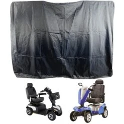 MPB Scooter-Garage XL, Grau, Beschwerter Rand Zur Einfacheren Handhabung Und Halt, Abdeckung Für Elektromobile