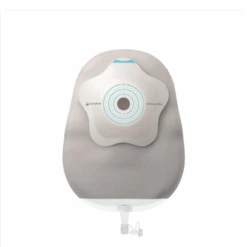 Coloplast SenSura Mio Konkav Einteilig Uro Mehrkammerbeutel, Maxi, Stoma 20mm, Lichtgrau, P=10 Stück, PZN 12548045