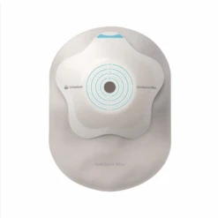 Coloplast SenSura Mio Konkav Einteilig Geschlossener Beutel, Midi, Stoma 25mm, Lichtgrau, P=10 Stück, PZN 12547896