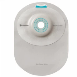 Coloplast SenSura Mio Konvex Einteilig Geschlossener Beutel, Maxi, Stomagröße 31-43mm, Lichtgrau, P=10 Stück, PZN 11098999