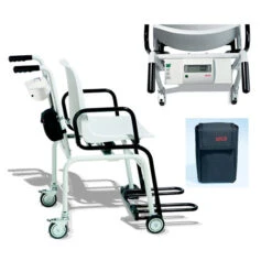 Stuhlwaage Seca 959 , Inkl. Eichkosten Mobile Elektronische Sitzwaage, Netzbetrieb