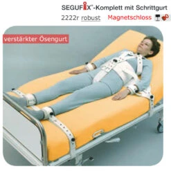 Segufix Komplett 5-Punkt-Fixierung Im Bett, Größen S,M,L, Schwer Entflammbar