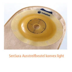 Coloplast SenSura Ausstreifbeutel, Konvex-light, Transparent, P=10 Stück -Coloplast Verkaufsgeschäft SenSura konv light Detail Neu 4
