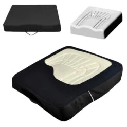 Softline SHP VISCOLUX Rollstuhl-Sitzkissen Dekubitusprophylaxe Und -therapie Grad II, 8cm Hoch, Bis 140 Kg Belastbar