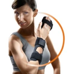 Sporlastic Manu-Hit Digitus, Schwarz, Versch. Größen