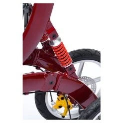 Spring Cross Country Rollator, Outdoor Wanderrollator, Gelände Profilbereifung Pannensicher, Inkl. Rückengurt + Korb + Stockhalter, Bis 136kg Belastbar, Nur 9.2kg (zur Zeit Nur In Grau) -Coloplast Verkaufsgeschäft Spring CC Federung