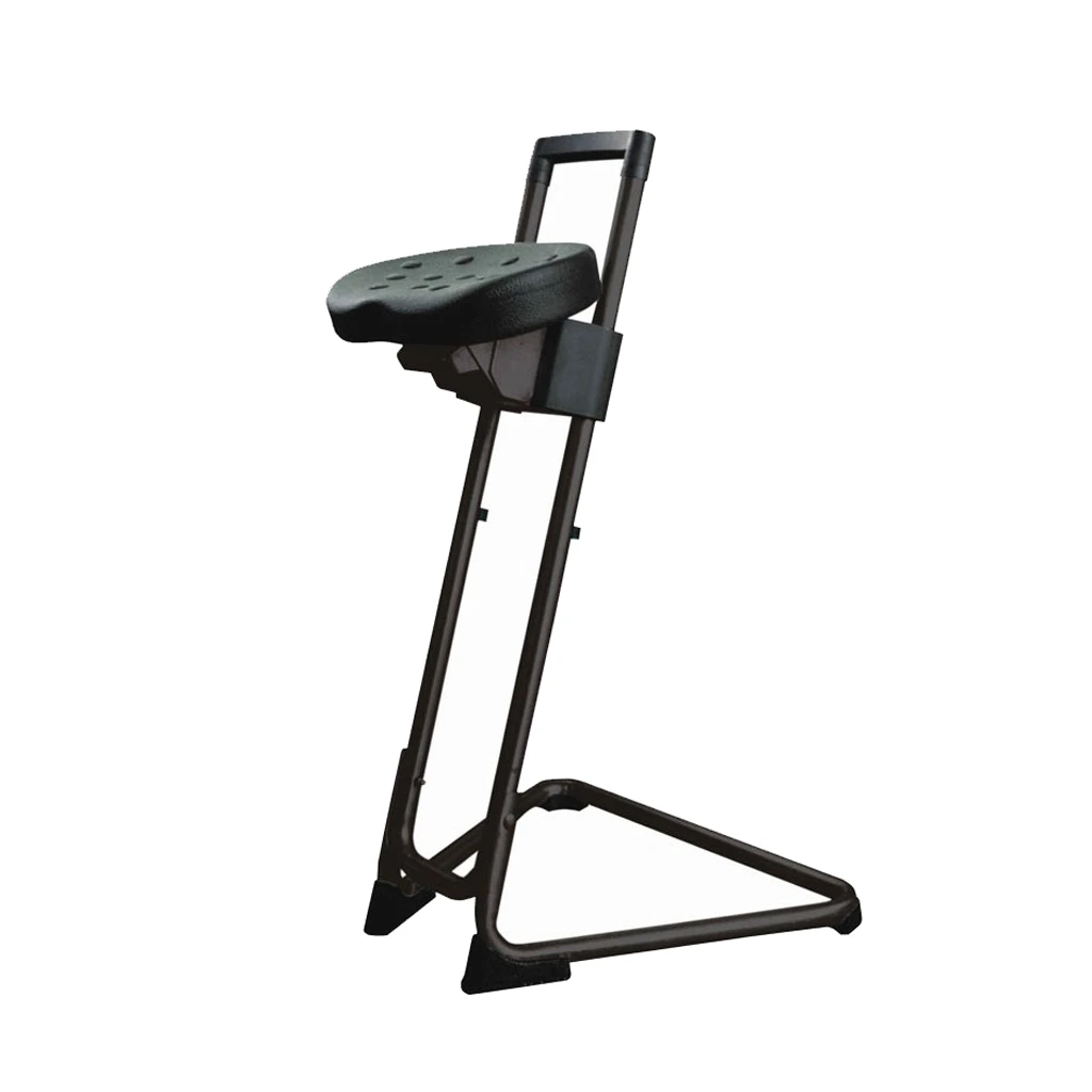 Stehhilfe - Die Standhafte, Gestell Schwarz, Sehr Stabiler Stehstuhl Mit Drehsitz, GS Geprüft, Bis 120kg 4 Stehhilfe - Die Standhafte, Gestell Schwarz, Sehr Stabiler Stehstuhl Mit Drehsitz, GS Geprüft, Bis 120kg – Bild 2