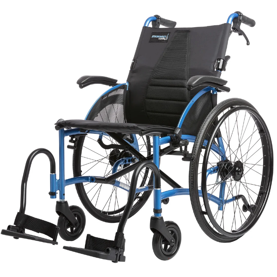 NEU: Strongback Flip Rollstuhl, Mit Klapp-Armlehnen, Ultraleichtgewicht Ab 10,8 Kg, SB 45cm (Medium), Steckachse Mit 24 Zoll Rädern, Inkl. Kippstützen, Bis 135 Kg 6 NEU: Strongback Flip Rollstuhl, Mit Klapp-Armlehnen, Ultraleichtgewicht Ab 10,8 Kg, SB 45cm (Medium), Steckachse Mit 24 Zoll Rädern, Inkl. Kippstützen, Bis 135 Kg – Bild 4