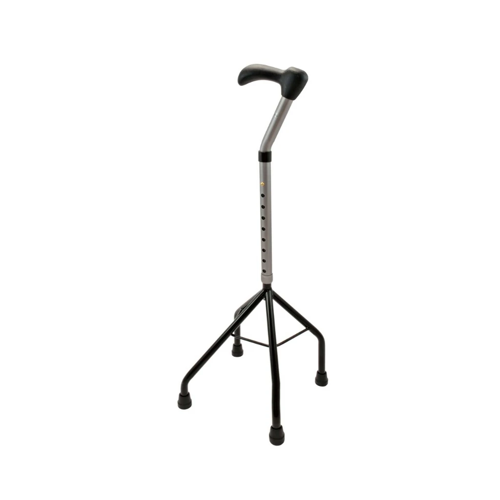 Vierfussgehhilfe, Rechts & Links Verwendbar, Anthrazit, Höhenverstellbar 73-93cm, Vierfußgehstütze Bis 100kg 3 Vierfussgehhilfe, Rechts & Links Verwendbar, Anthrazit, Höhenverstellbar 73-93cm, Vierfußgehstütze Bis 100kg