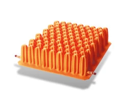 Systam P302C Polyair 100 Sitzkissen, HMV, High Profile Mit 10cm Luftzellen-Kissen, 2-Kammersystem, Inkl. Manometer-Handpumpe + Bezug Jersey Mikroklimabezug