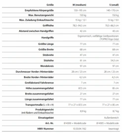 TOPRO Olympos ATR Rollator, S (Benutzergröße140–170 Cm), Silber, Mit Offroad-Räder, Der Outdoor Rollator, Faltbar, Leichtgewicht, Bis 150kg 13 TOPRO Olympos ATR Rollator, S (Benutzergröße140–170 Cm), Silber, Mit Offroad-Räder, Der Outdoor Rollator, Faltbar, Leichtgewicht, Bis 150kg -Coloplast Verkaufsgeschäft TOPRO Olympos ATR TD