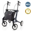 TOPRO Pegasus M Stahlblau Carbon-Rollator, Nur 6.1kg, Benutzergröße 150–200cm, Bis 130kg, Inkl. 7 Jahre Garantie -Coloplast Verkaufsgeschäft TPO Pegasus blau 01