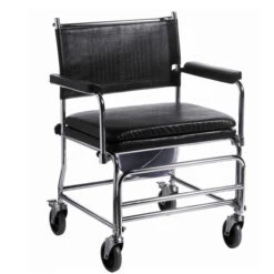 Trendmobil Toilettenrollstuhl TSF XXL Bis 220kg, Inkl. Eimer Und Sitzpolster, Sitzbreite 55-60-65cm, Toilettenstuhl Mit Verchromten Stahlrahmen 8 Trendmobil Toilettenrollstuhl TSF XXL Bis 220kg, Inkl. Eimer Und Sitzpolster, Sitzbreite 55-60-65cm, Toilettenstuhl Mit Verchromten Stahlrahmen -Coloplast Verkaufsgeschäft TSF220 main 0