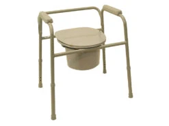 Drive Medical Toilettenstützgestell TSG 130, Komfortables WC-Stützgestell Bis 130kg Belastbar