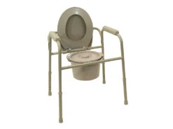 Drive Medical Toilettenstützgestell TSG 130, Komfortables WC-Stützgestell Bis 130kg Belastbar -Coloplast Verkaufsgeschäft TSG 130 mit Deckel 1