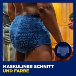Die Neue Tena Men Active Fit Pants Plus Blau, HMV, Inkontinenzunterwäsche Für Männer, Einwegpants Bei Mittlerem Bis Starkem Harnverlust (S/M = 12 Stück) (L/XL = 10 Stück) -Coloplast Verkaufsgeschäft Tena Men Active Fit Plus Pants blau 1