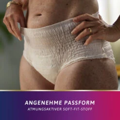 Tena Silhouette Pants Plus Crème, HMV, Taillenhohe Inkontinenz Unterwäsche, Für Mittlere Bis Schwere Blasenschwäche (Inhalt: M=12 Stück, L=10 Stück) -Coloplast Verkaufsgeschäft Tena Silhouette Plus Creme 06