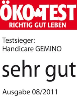 Sunrise Medical Gemino Rollator 30 Black, Leichtgewicht-Rollator, Körpergröße 150-200cm -Coloplast Verkaufsgeschäft Testsieger 3