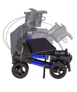 Rollator Topro Odyssé M - Der Reiserollator, 3D-Folding, Inkl. 7 Jahre Garantie, Mehrfach Faltbar, Fb. Ultramarin, Inkl. Tasche, Körpergröße 150-200cm, Bis 150kg 8 Rollator Topro Odyssé M - Der Reiserollator, 3D-Folding, Inkl. 7 Jahre Garantie, Mehrfach Faltbar, Fb. Ultramarin, Inkl. Tasche, Körpergröße 150-200cm, Bis 150kg -Coloplast Verkaufsgeschäft Topro Odysee falten