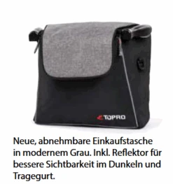 TOPRO Troja 5G Rollator, Blau, Leichtgewichtsrollator, Nur 7.8kg, Neue Modellreihe, Gr. M Für Körpergröße 150-200cm, Bis 150kg 10 TOPRO Troja 5G Rollator, Blau, Leichtgewichtsrollator, Nur 7.8kg, Neue Modellreihe, Gr. M Für Körpergröße 150-200cm, Bis 150kg -Coloplast Verkaufsgeschäft Topro Troja 5G Tasche