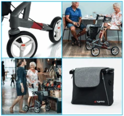 TOPRO Troja 5G Rollator, Rot, Leichtgewichtsrollator, Nur 7.8kg, Neue Modellreihe, Gr. M Für Körpergröße 150-200cm, Bis 150kg 7 TOPRO Troja 5G Rollator, Rot, Leichtgewichtsrollator, Nur 7.8kg, Neue Modellreihe, Gr. M Für Körpergröße 150-200cm, Bis 150kg -Coloplast Verkaufsgeschäft Topro Troja 5g Details