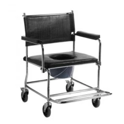 Trendmobil Toilettenrollstuhl TSF XXL Bis 220kg, Inkl. Eimer Und Sitzpolster, Sitzbreite 55-60-65cm, Toilettenstuhl Mit Verchromten Stahlrahmen 11 Trendmobil Toilettenrollstuhl TSF XXL Bis 220kg, Inkl. Eimer Und Sitzpolster, Sitzbreite 55-60-65cm, Toilettenstuhl Mit Verchromten Stahlrahmen -Coloplast Verkaufsgeschäft Trendmobil TSF220 TS02